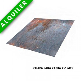 CHAPA PARA ZANJA 2x1MT