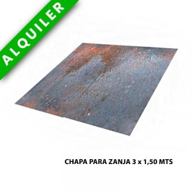 CHAPA PARA ZANJA 3x1,5 MTS