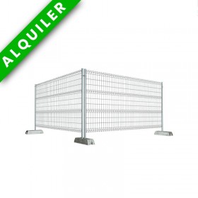 VALLA DE CERRAMIENTO 3,50 x 1,90 CON PIE DE CEMENTO
