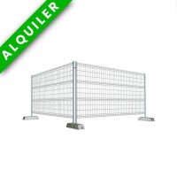 VALLA DE CERRAMIENTO 3,50 x 1,90 CON PIE DE CEMENTO