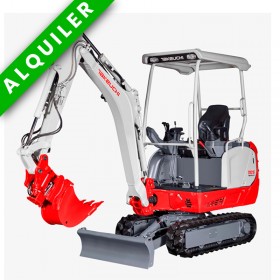 TAKEUCHI TB216 CANOPY MINI-EXCAVADORA HASTA 2000 KGS