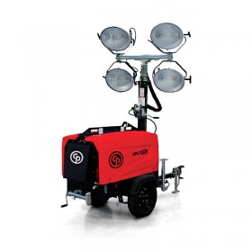 TORRE ILUMINACION CON GENERADOR 20 Kva Chicago Pneumatic-CPLT V15 LED