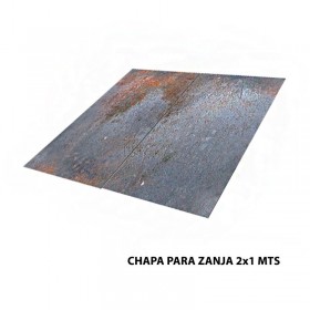 CHAPA PARA ZANJA 2x1MT