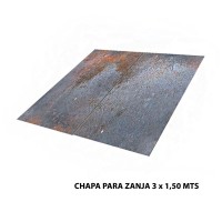 CHAPA PARA ZANJA 3x1,5 MTS