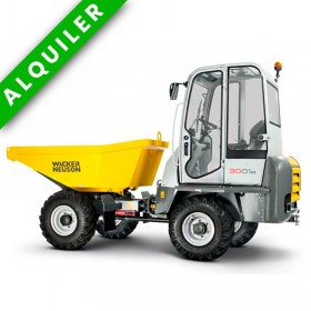 WACKER NEUSON 3001 S DUMPER ARTICULADO GIRATORIO 4x4 3.000 KGS