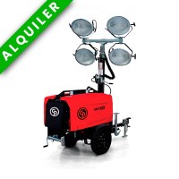 TORRE ILUMINACION CON GENERADOR 20 Kva Chicago Pneumatic-CPLT V15 LED